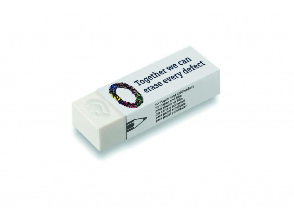 Siemens packaging design for an eraser